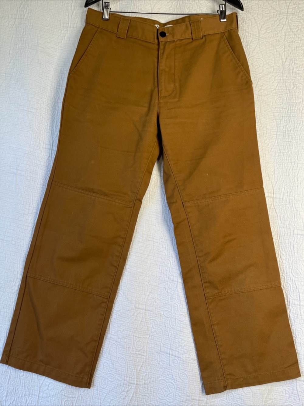 PacSun Canvas Khaki Straight Relaxed Chino Pants 32x30 Brown Casual Fits 34x27